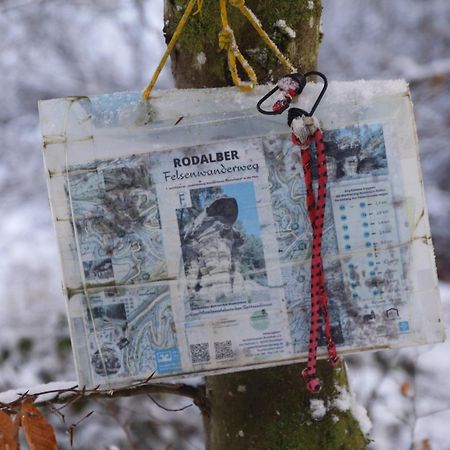RodalbenFerienwohung Am Felsenwanderweg Im Pfaelzerwaldアパートメント エクステリア 写真